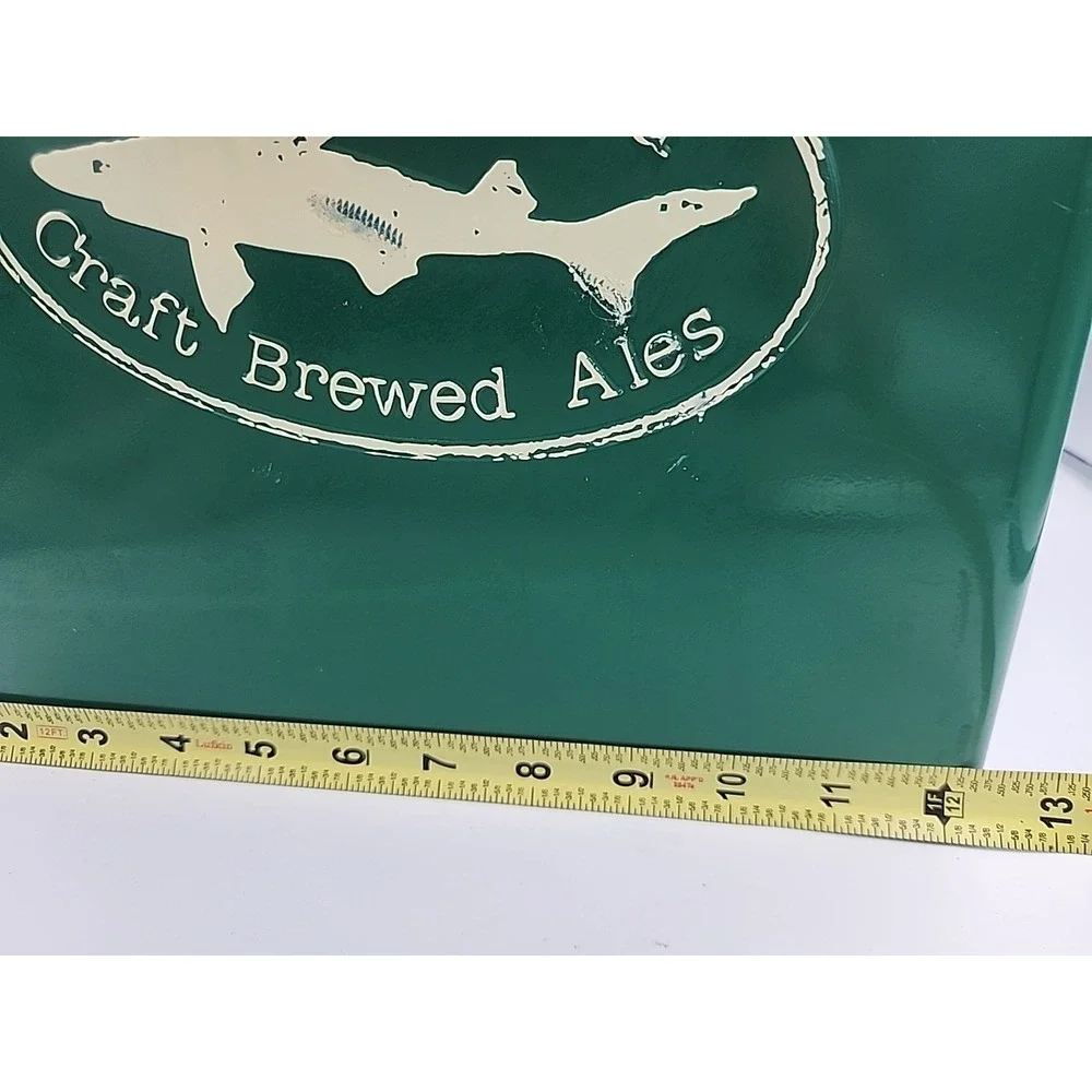 Dogfish Head Craft Brewed Ales Green Metal Ice Box/Cooler~VERY COOL~UNIQUE‎